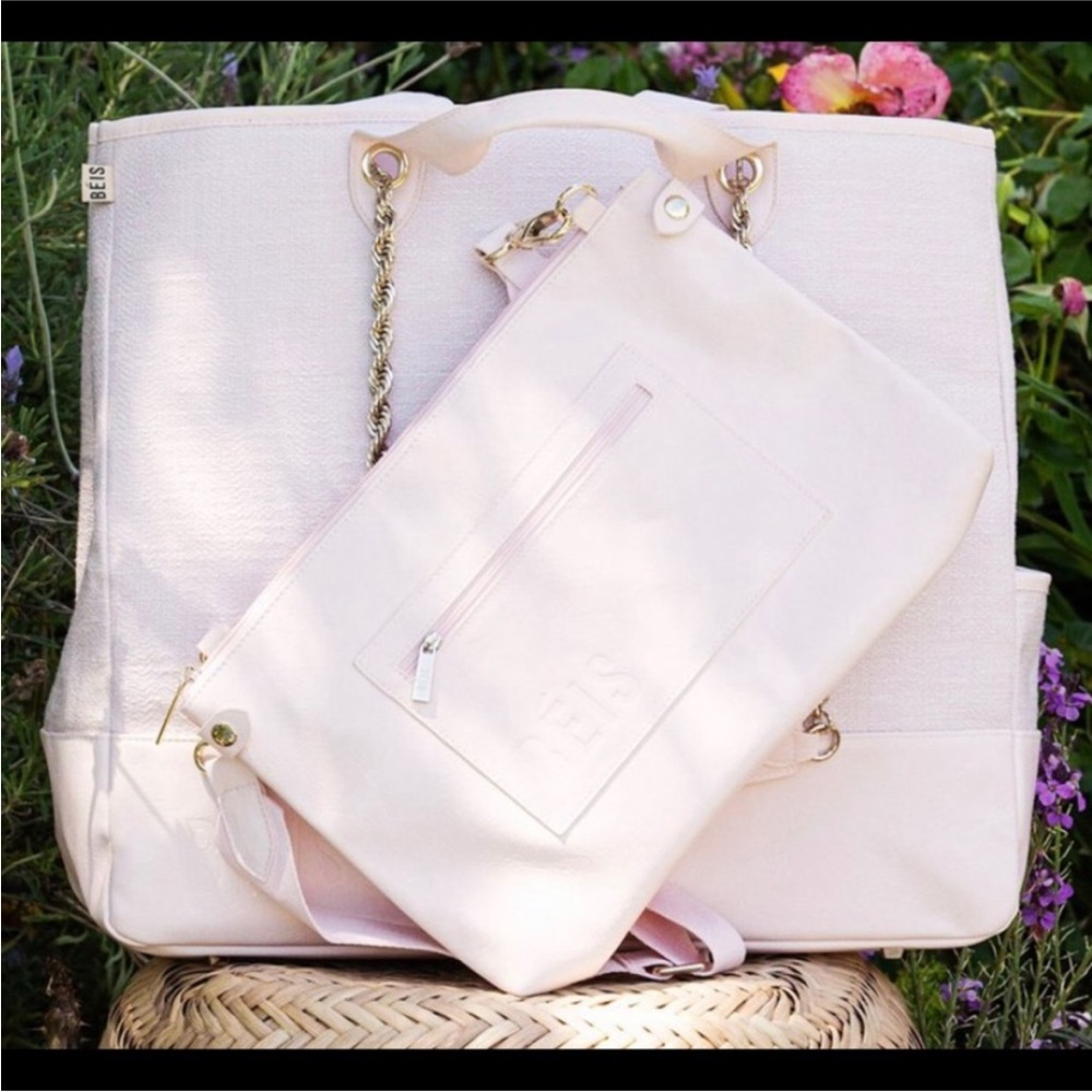 **SOLD** BÉIS The Everyday Tote in SAKURA PINK — Limited Edition and Rare! - Picture 16 of 16